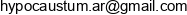 Hypocaustum Artur Rozanski Email address