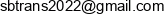 S B Trans Adres e-mail