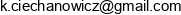3d Projekt Krzysztof Ciechanowicz Email address