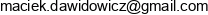 Aspect Studio Maciej Dawidowicz Email address