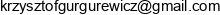 Kg Krzysztof Gurgurewicz Email address