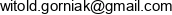 Isneaker Witold Gorniak Email address