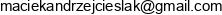 Maciej Cieslak Mc Serwis Email address