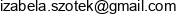 Izabela Szotek Email address