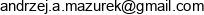 Andrzej Mazurek It Consulting Email address