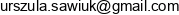 Urszula Sawiuk Adres e-mail