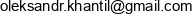 Oleksandr Khantil Anpersoft Email address