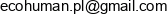 Ecohuman Adres e-mail