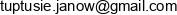 Tuptusie Email address