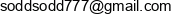 Sodd Email address