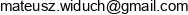 Mateusz Widuch Creative Solutions Email address