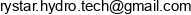 Rystar Hydro Tech Email address