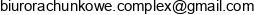 Biuro Rachunkowe Complex Email address