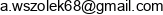 Adam Wszolek Email address