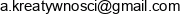 Akademia Kreatywnosci W Likwidacji Email address