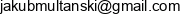 Jakub Multanski Konsulting Email address