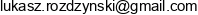 Kancelaria Adwokacka Lukasz Rozdzynski Email address