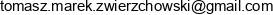 Tomasz Zwierzchowski Tfacez Email address