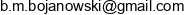 Bartlomiej Bojanowski Email address