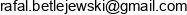 Biuro Rachunkowe Rxb Rafal Betlejewski Email address