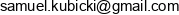 Samuel Kubicki Bioinfos Email address