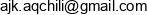 Aqchili Email address