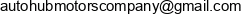 Auto Hub Motors Company Adres e-mail