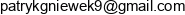 Patryk Gniewek Codecraft Email address