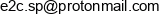 E2c Email address