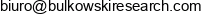 Bulkowski Research Email address