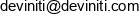 Deviniti Adres e-mail