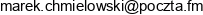 Marek Chmielowski Email address