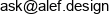 Alef Design Email 1