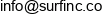 Surf Inc Email address