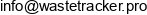 Wastetracker Email address
