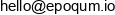 Epoqum Io Adres e-mail
