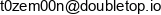 Double Top Adres e-mail