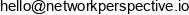 Network Perspective Email address