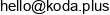 Koda Plus Adres e-mail Koda Plus Adres e-mail
