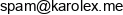 Karolex Karol Zawadzki Email address