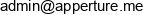 Apperture Email address