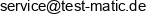 P P H U Test Matic Andrzej Urbanski Adres e-mail